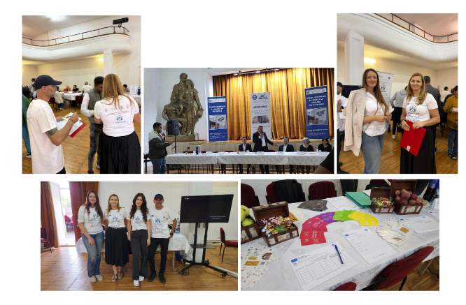 4.Sesiune de prezentare a proiectului TINCOM în cadrul evenimentului ,,Bursa Locurilor de Muncă Chișineu-Criș”, organizat de către AJOFM Arad, în data de 26.09.2025
